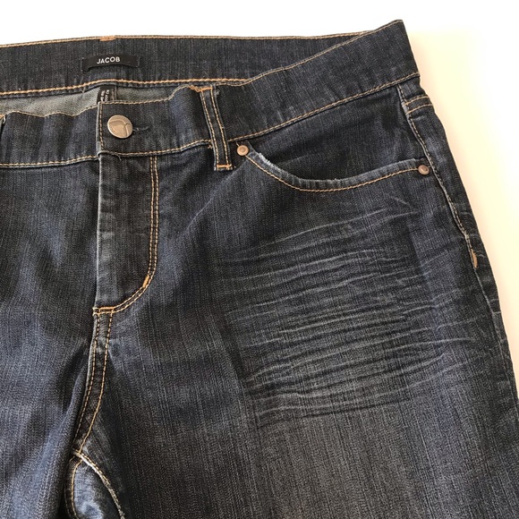 JACOB size 32 dark blue jeans - Picture 7 of 10
